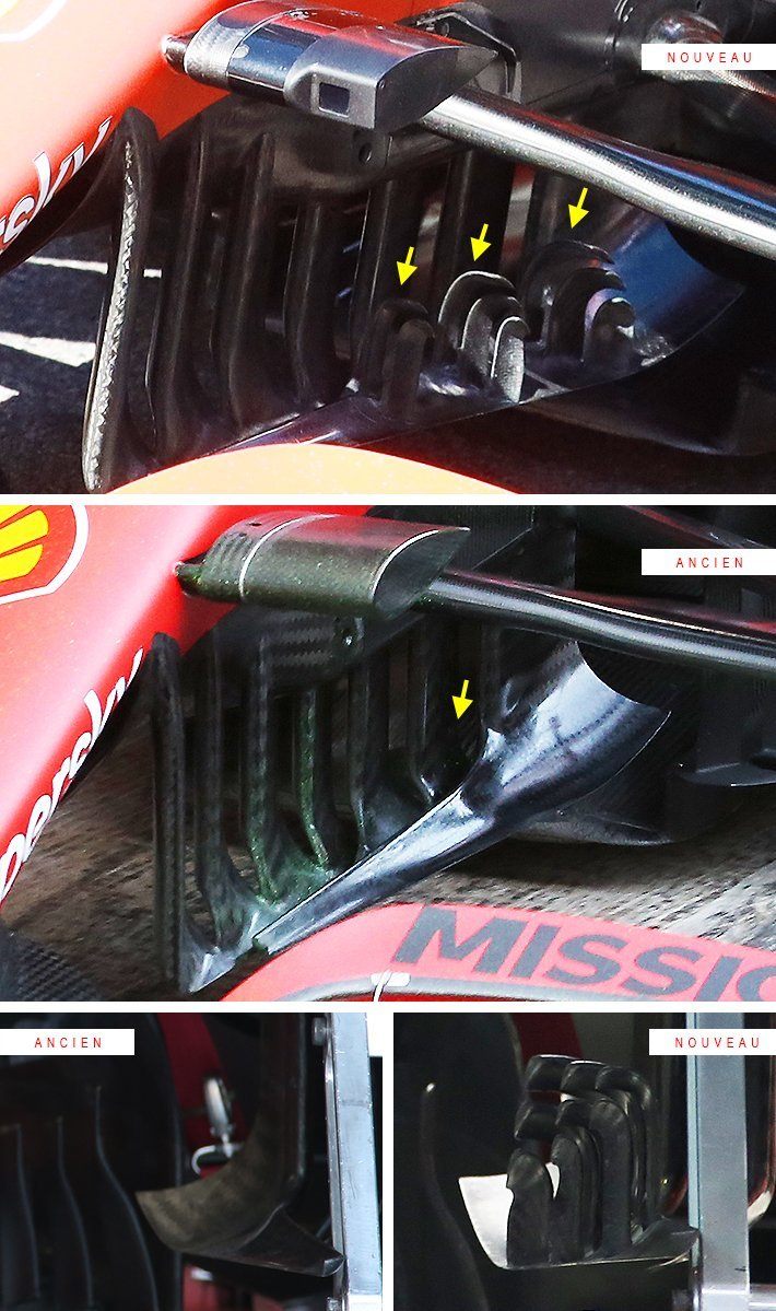 Направляющие в области боковых дефлекторов © www.f1technical.net