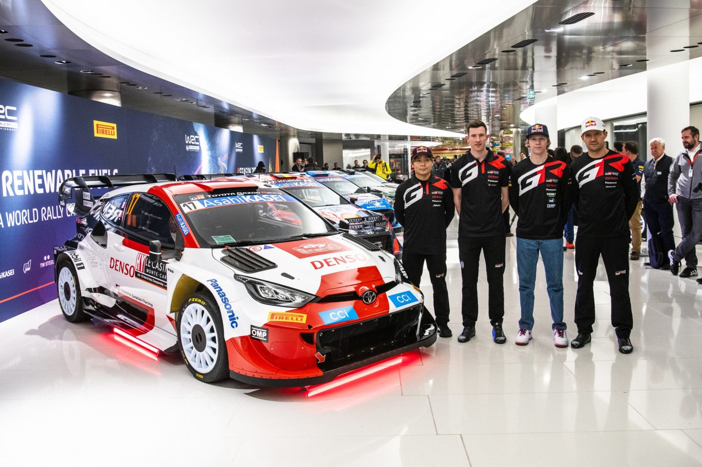 Пилоты Toyota Gazoo Racing WRT в сезоне-2023 © Jaanus Ree / Red Bull Content Pool