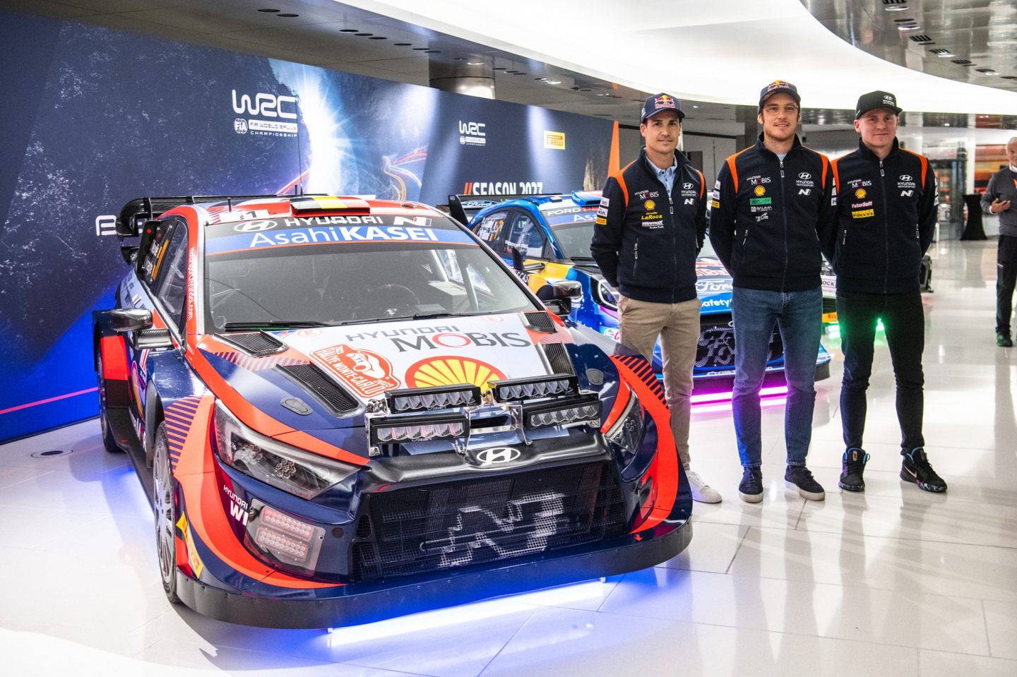 Пилоты Hyundai Shell Mobis WRT в сезоне-2023 © Jaanus Ree / Red Bull Content Pool