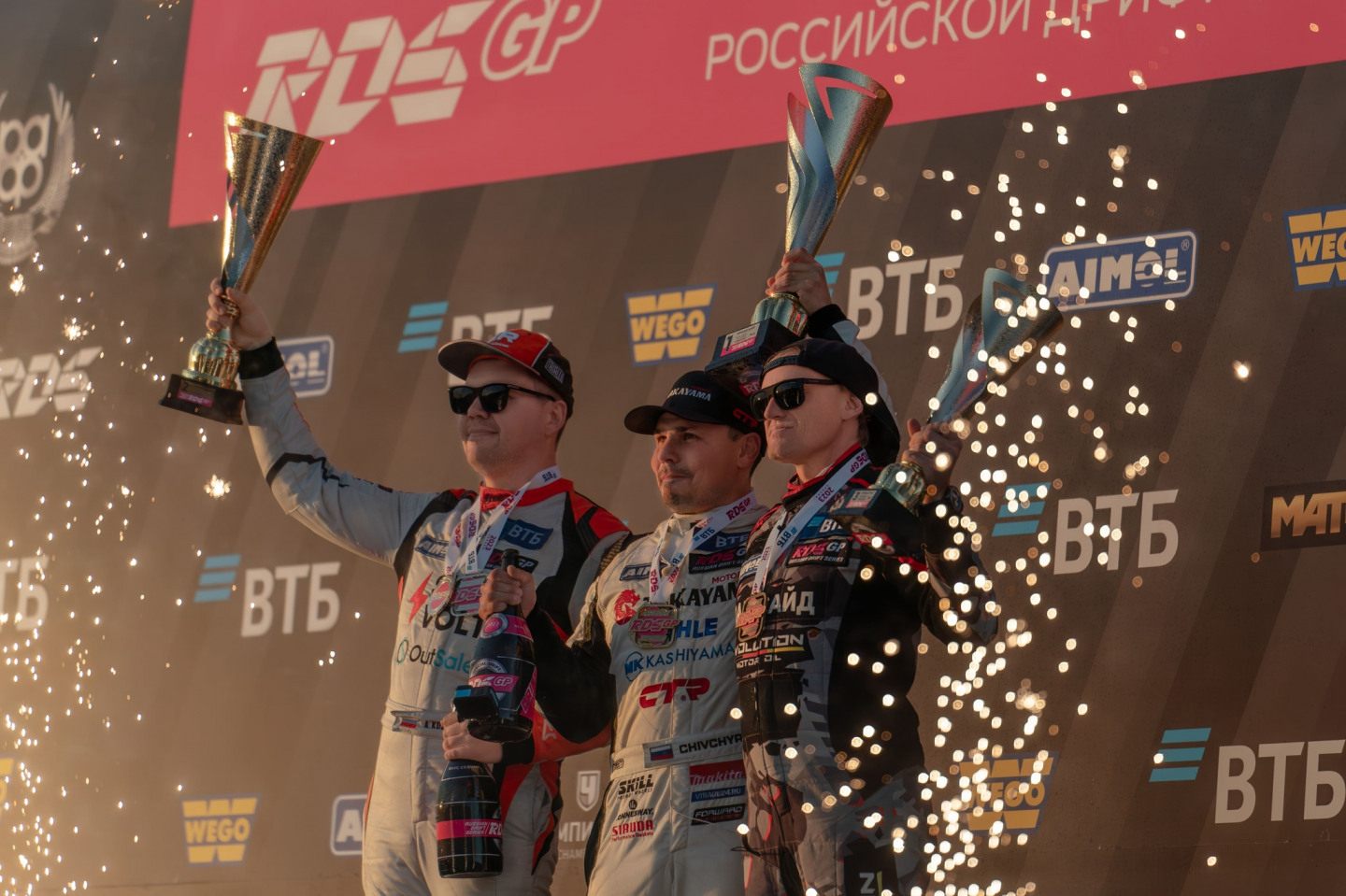 Призёры ВТБ Финал Гран-При Российской Дрифт Серии 2023 © RDS GP