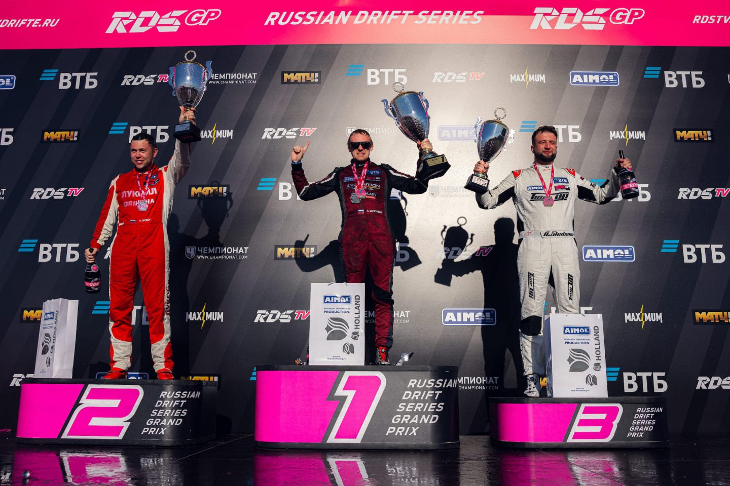 Призёры первого этапа RDS GP-2024 на Moscow Raceway © RDS GP