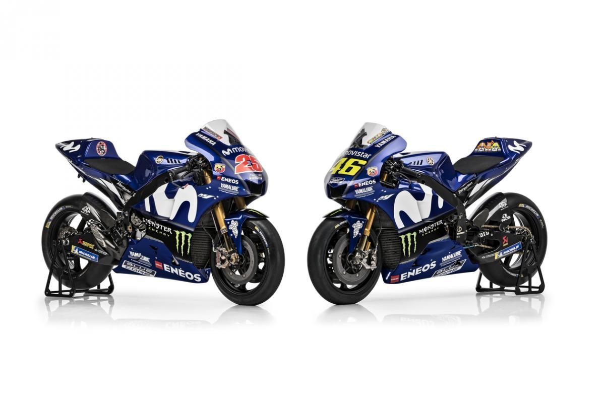 Ливрея байка Yamaha на сезон-2018 © MotoGP