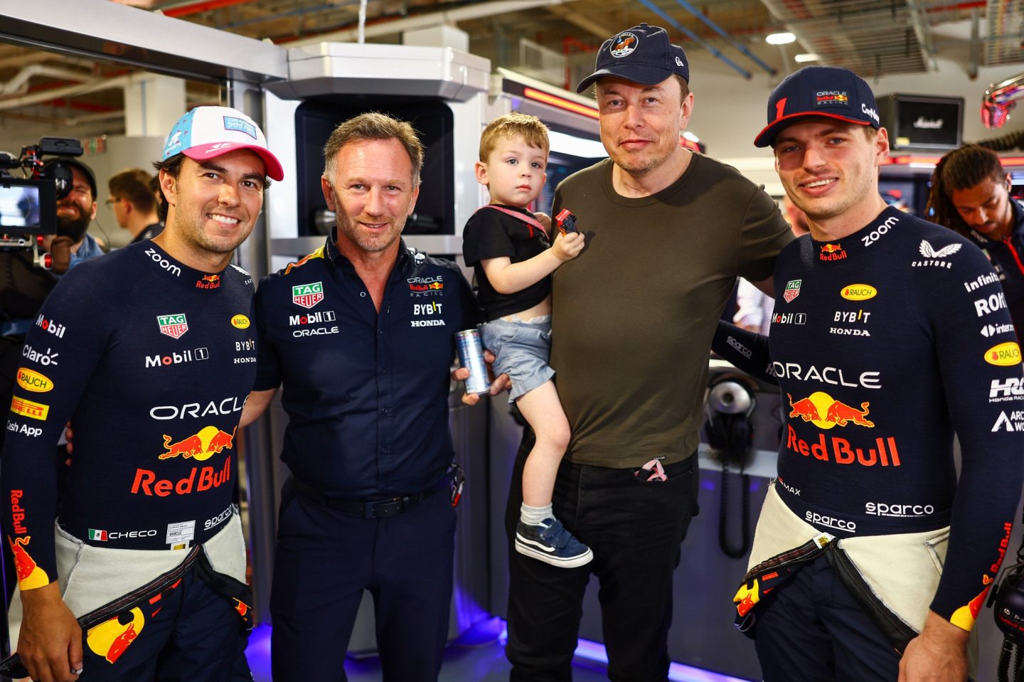 Илон Маск в гостях Red Bull на Гран При Майами © Getty Images / Red Bull Content Pool