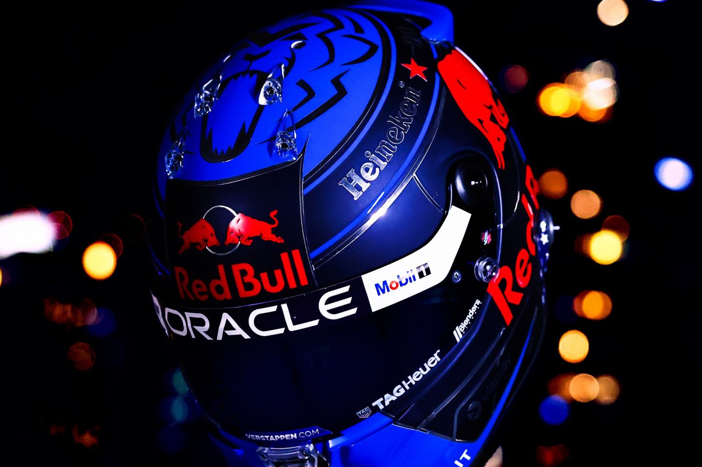 Шлем Макса Ферстаппена для этапов Формулы 1 в США © Соцсети