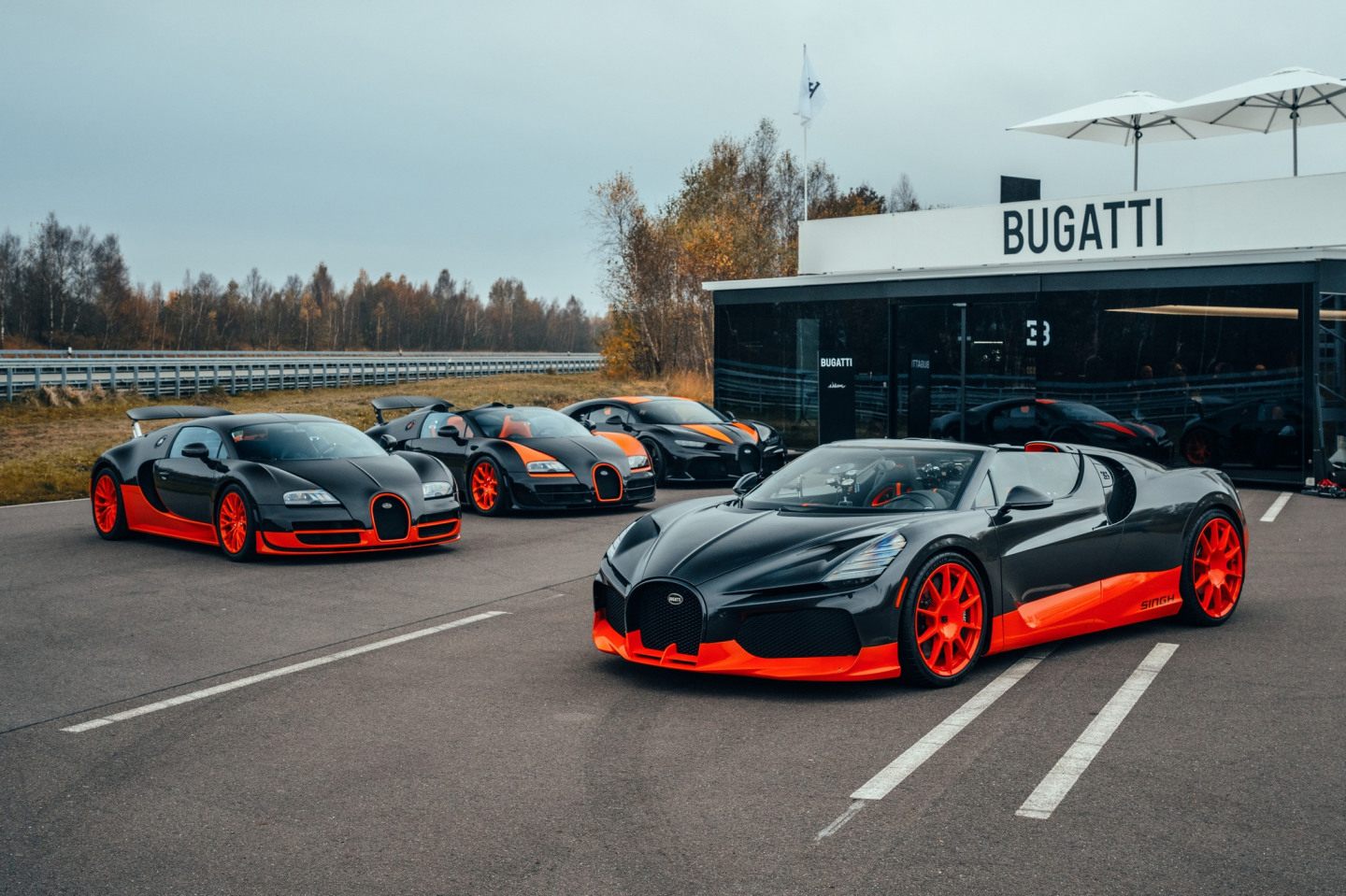 Рекордные Bugatti в Папенбурге © Bugatti